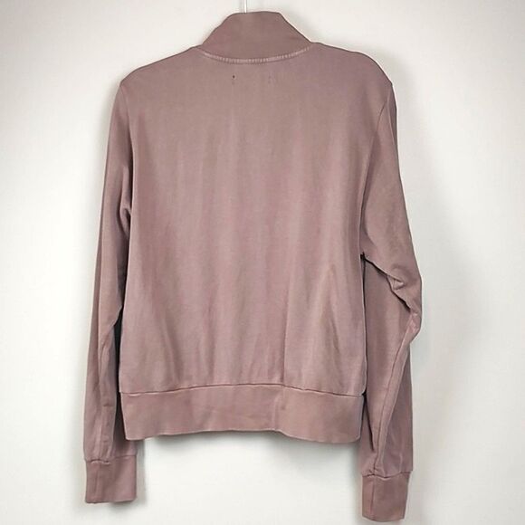 BlankNYC Quarter Zip Semi Cropped Long Sleeve Pull Over Top Size M - Picture 10 of 11